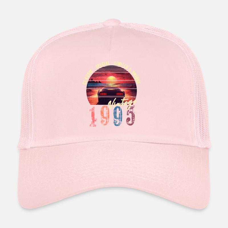 Millésime 1995 Anniversaire Synthwave Année de naissance 1995 Casquette trucker 