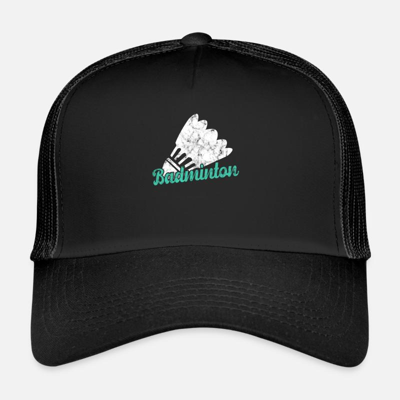Badminton - Trucker Cap - Schwarz/Schwarz
