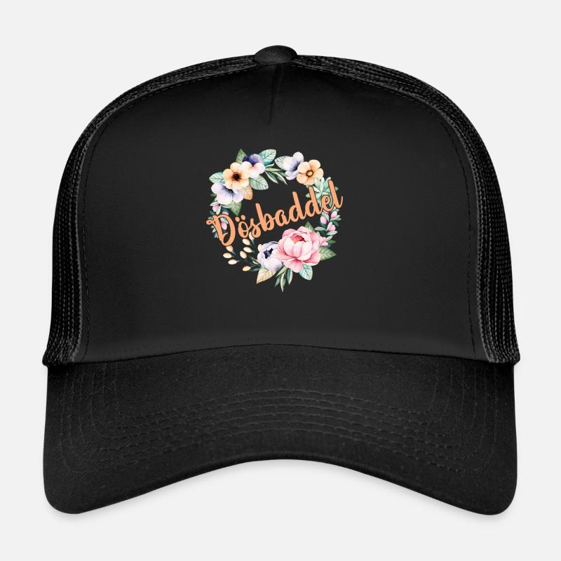 Dösbaddel - Trucker Cap - Schwarz/Schwarz