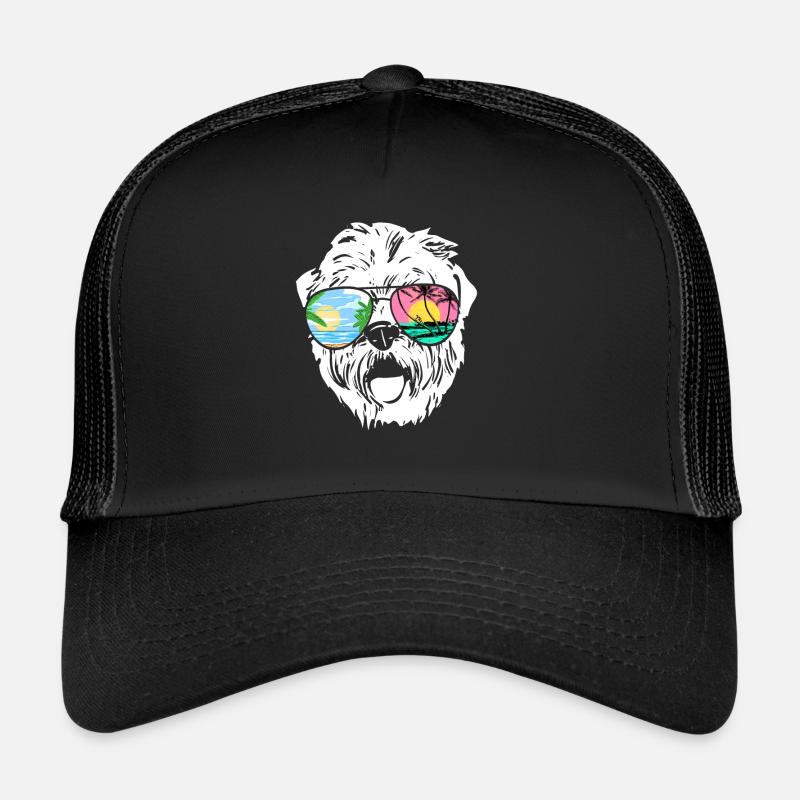 Irish Soft Coated Wheaten Terrier - Trucker Cap - Schwarz/Schwarz