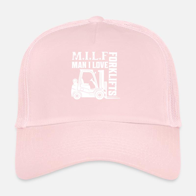 M.I.L.F Man I Love Chariots élévateurs Chariot élévateur D Casquette trucker 