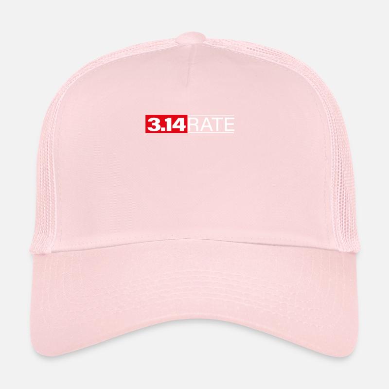 3.14Rate 134 Pi Rate Math Pi Day Math Math Teacher Trucker Cap