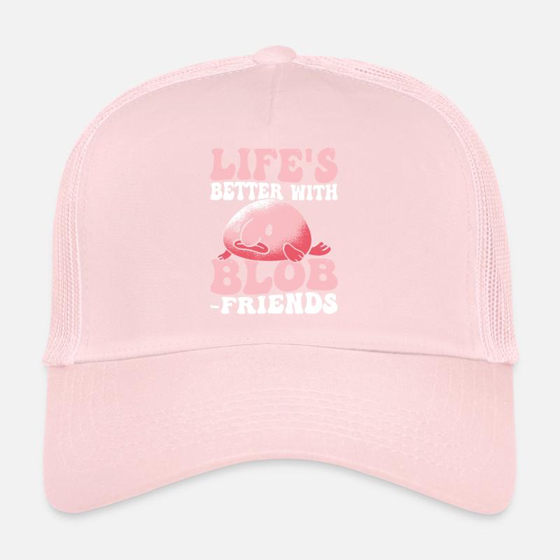 La vie est meilleure avec les propriétaires de Blobfish Casquette trucker 
