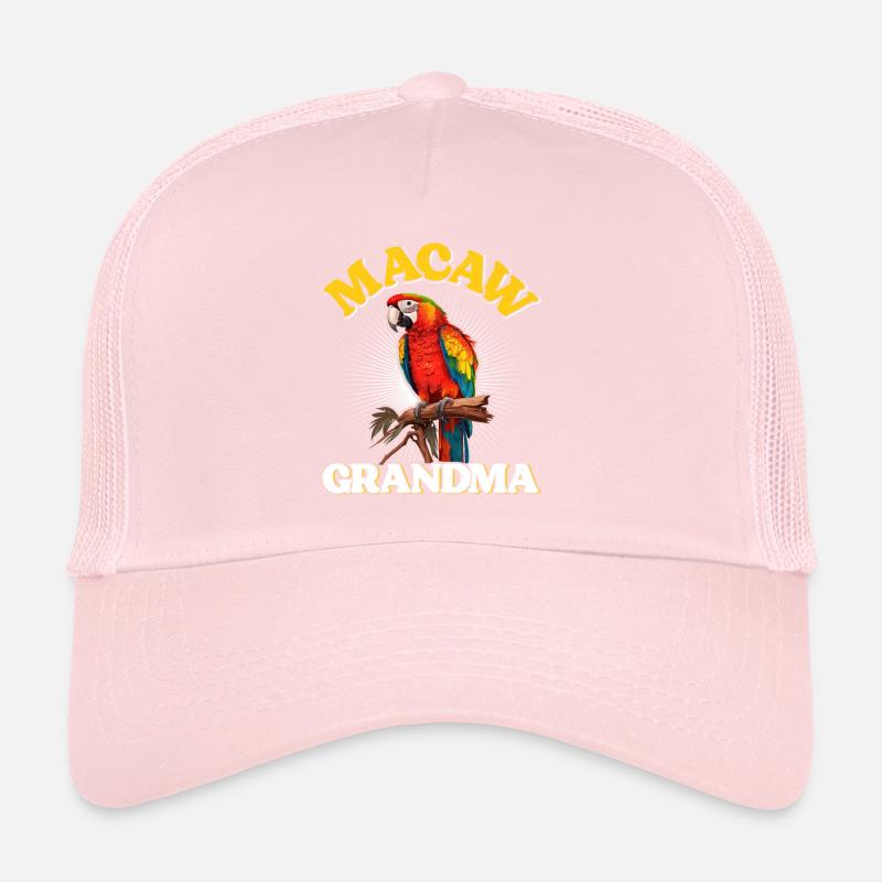Macaw Grandma Bird Lover Macaw Parrots Trucker Cap