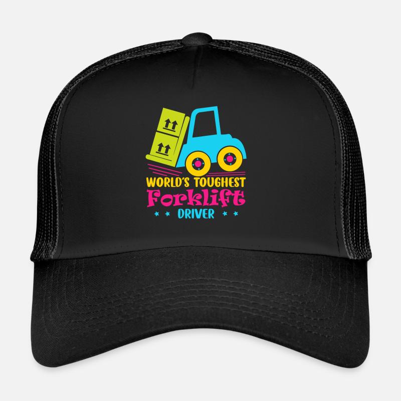 World's Toughest Forklift Driver Forklift Operator Trucker Cap