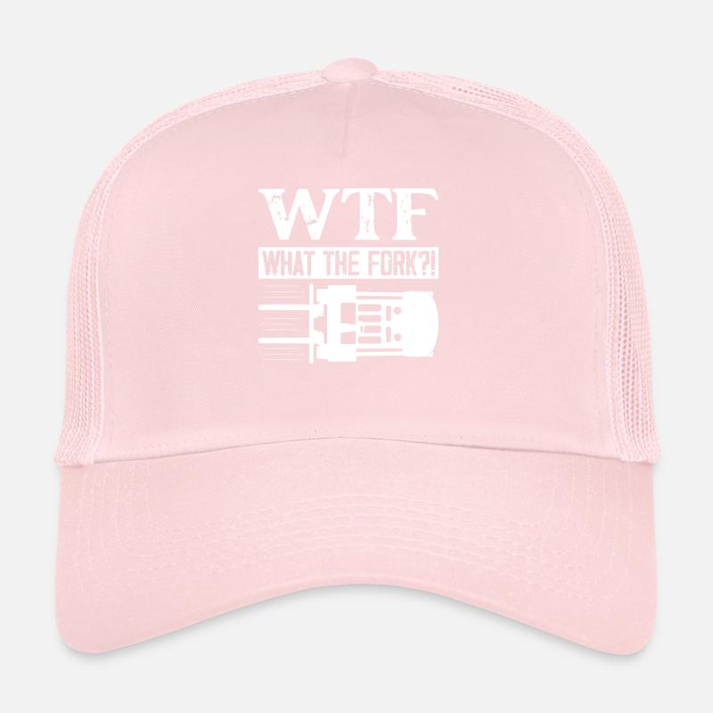 WTF What The Fork!? Opérateur de chariot élévateur à fourche Casquette trucker 