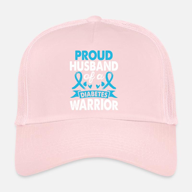 Mari du Diabetes Warrior Mois du Casquette trucker 