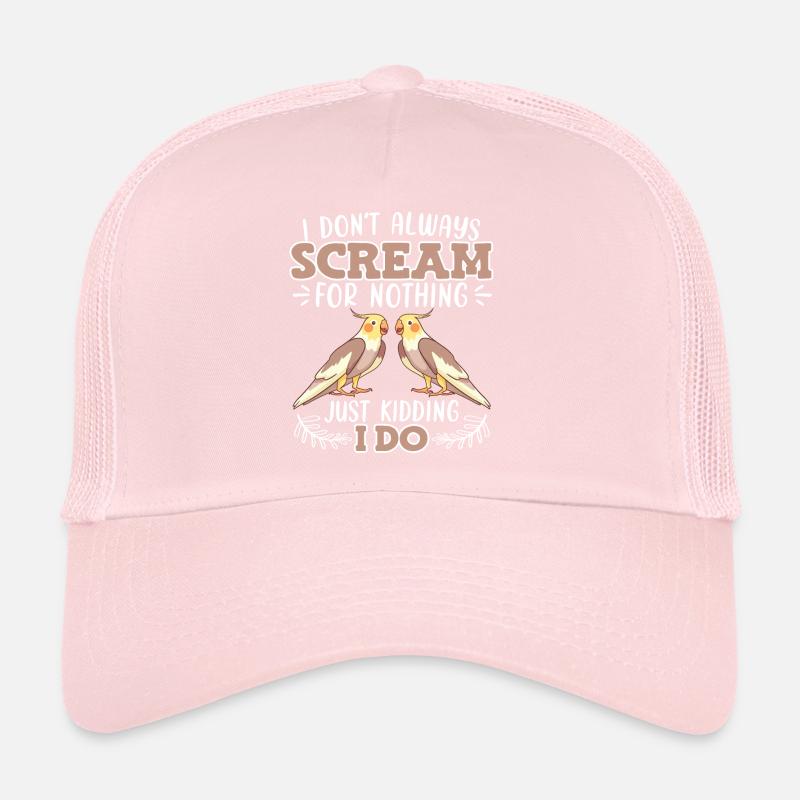 I don ́t scream for nothing Parakeets Trucker Cap