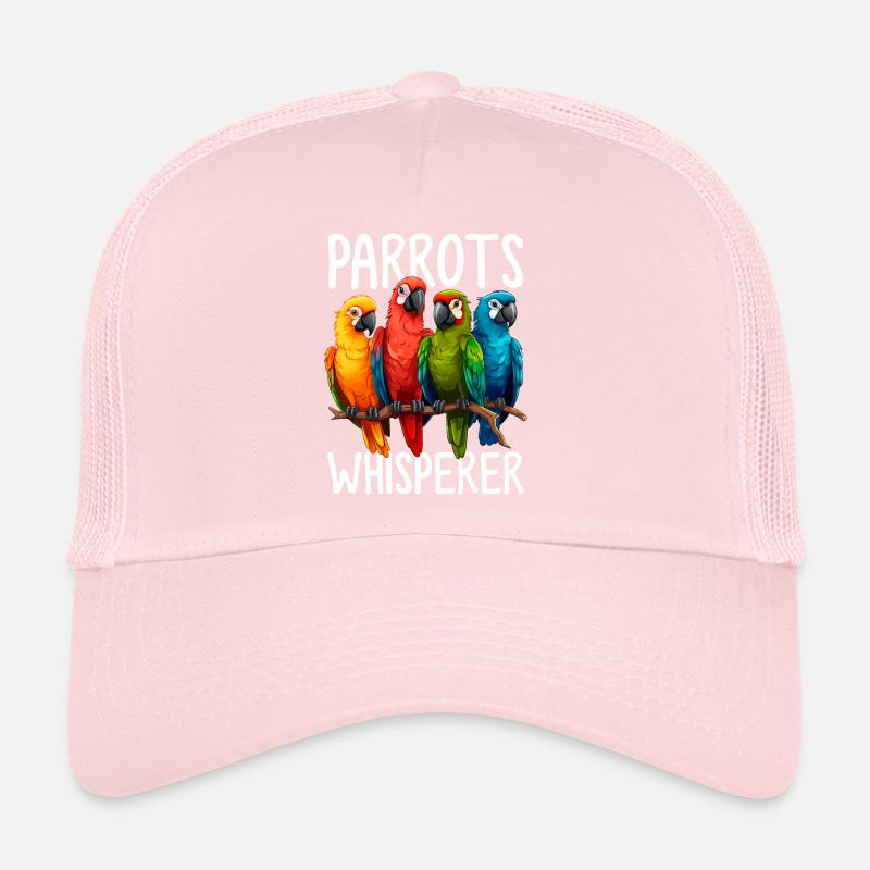 Drôle Perroquet Oiseau Chuchoteur Quaker Perroquet Oiseau Casquette trucker 