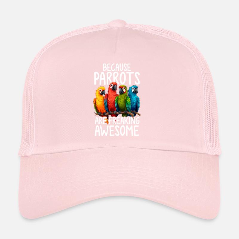 Drôle de perroquet perroquet perroquet flippant génial Casquette trucker 