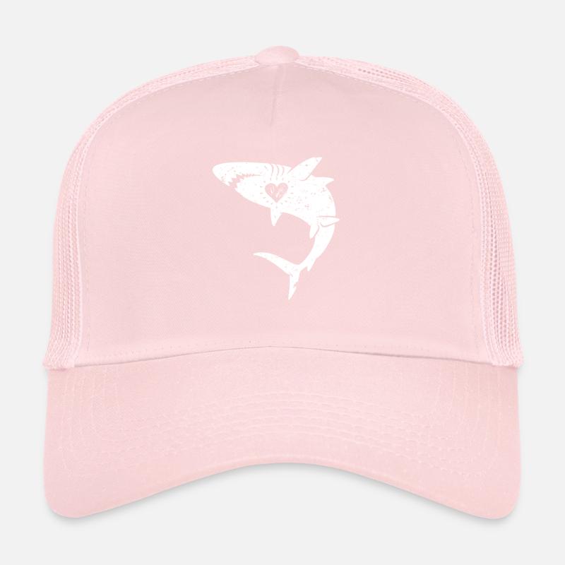 Cœur de requin Shark Love Fish Casquette trucker 