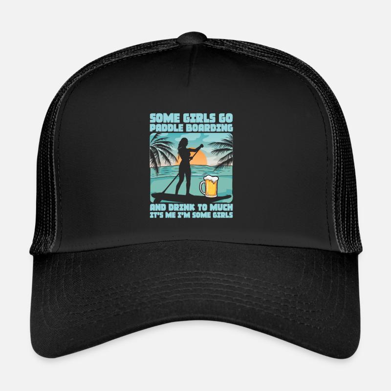 Certaines filles vont paddle board stand up paddle sanglier Casquette trucker 