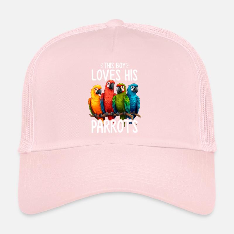 Garçons Perroquet Drôle Perroquet Moine Perruche Quaker Casquette trucker 