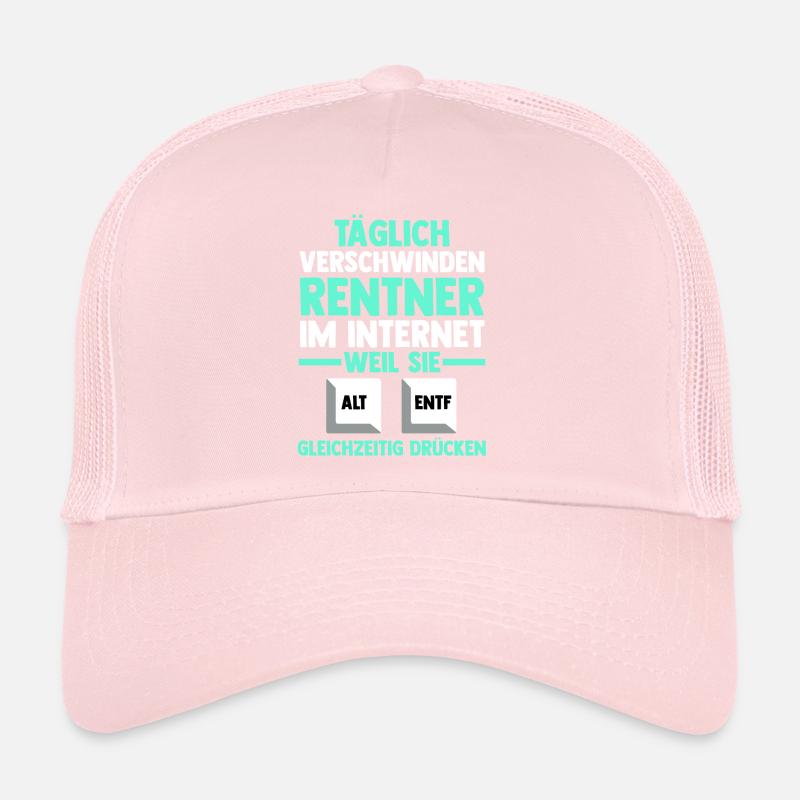 Ruhestand Pension Rente Computer Rentner Trucker Cap