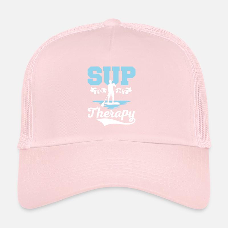 SUP Is My Therapy Stand Up Paddle Board Trucker Cap
