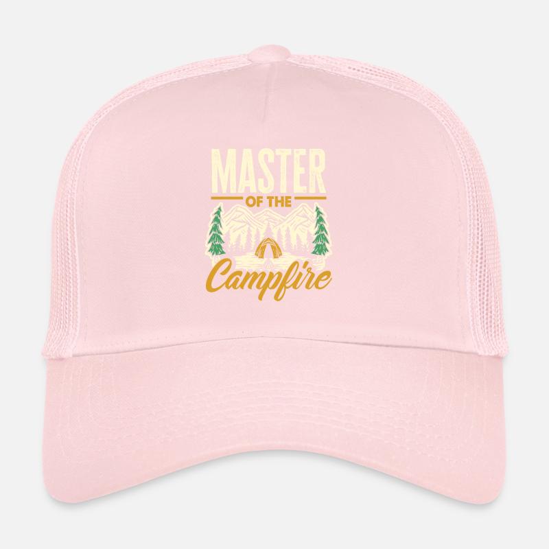Maîtres du Campfire Camping Camper Casquette trucker 