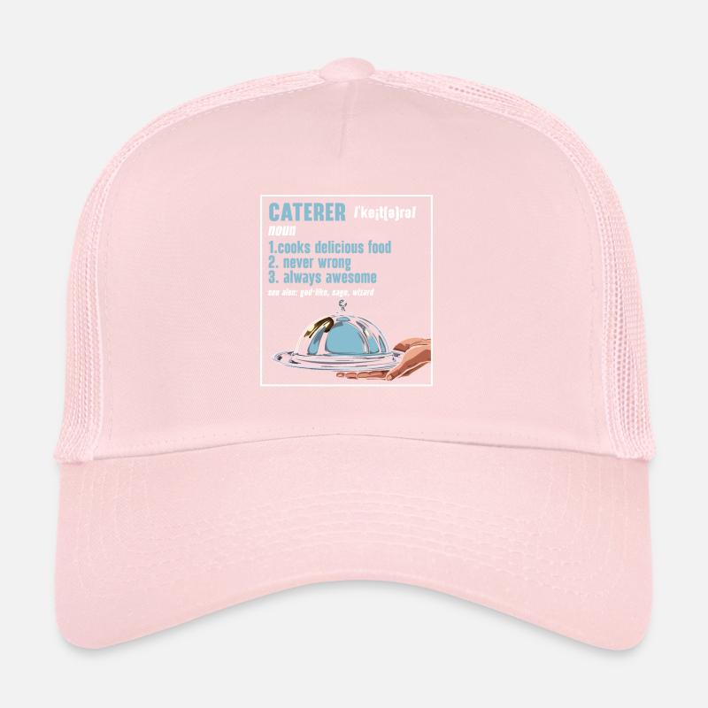 Service traiteur Restauration Chef serveur Casquette trucker 
