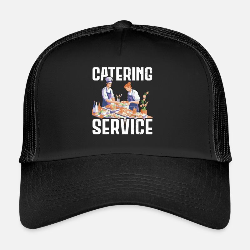 Service traiteur Traiteur Chef cuisinier Serveur Casquette trucker 
