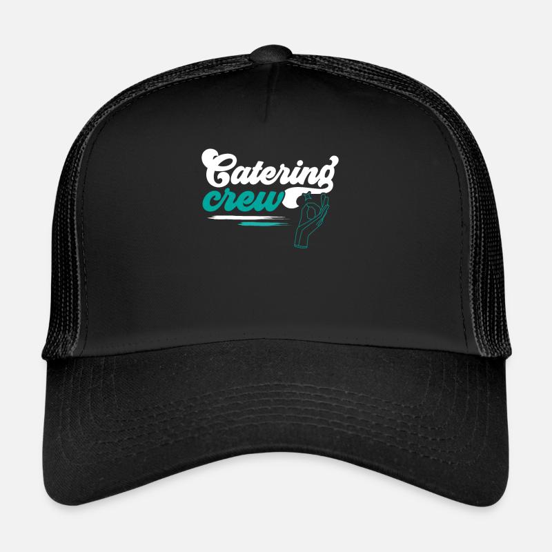 Service traiteur Restauration Chef serveur Casquette trucker 