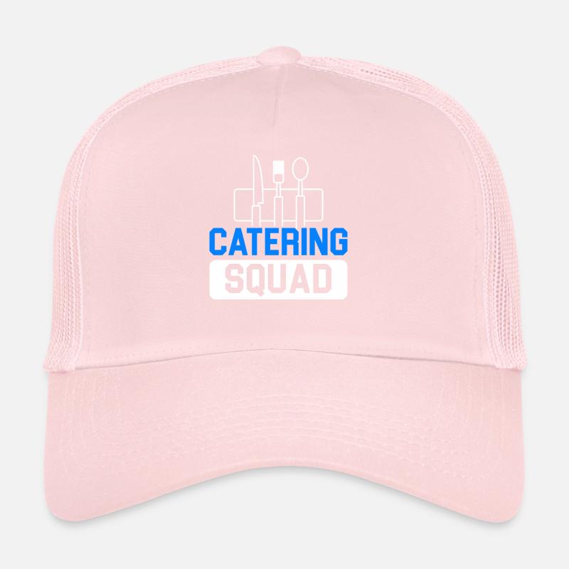 Catering Service Caterer Food Chef Waiter Trucker Cap