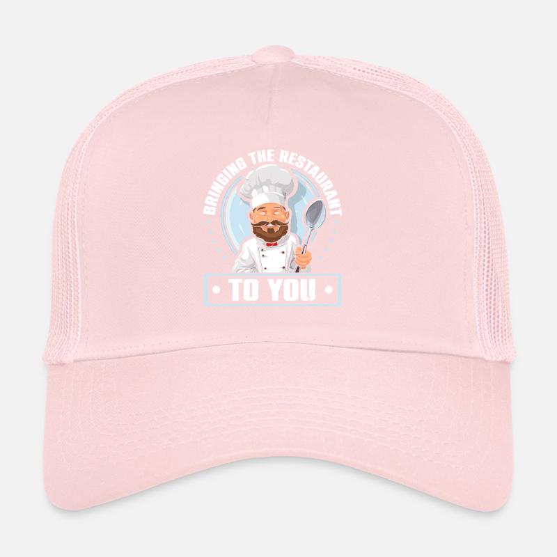 Service traiteur Restauration Chef serveur Casquette trucker 