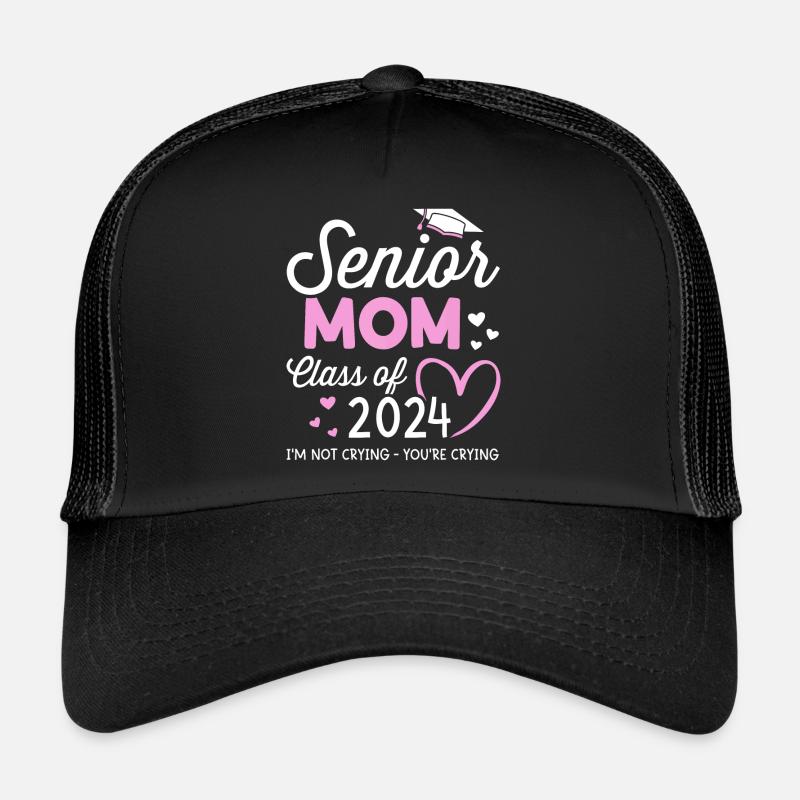 Proud senior mom 2024 graduation class senior Casquette trucker 