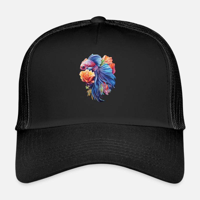 Bettafish Fish Aquarium Trucker Cap