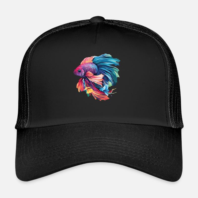 Bettafish Lebendige Farben Trucker Cap