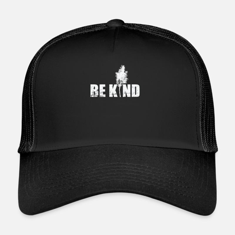 Be Kind Nature Forest Trees Natural Leaves Trucker Cap