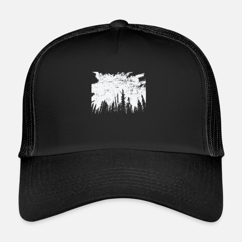 Forest at night nature leaves environment Trucker Cap