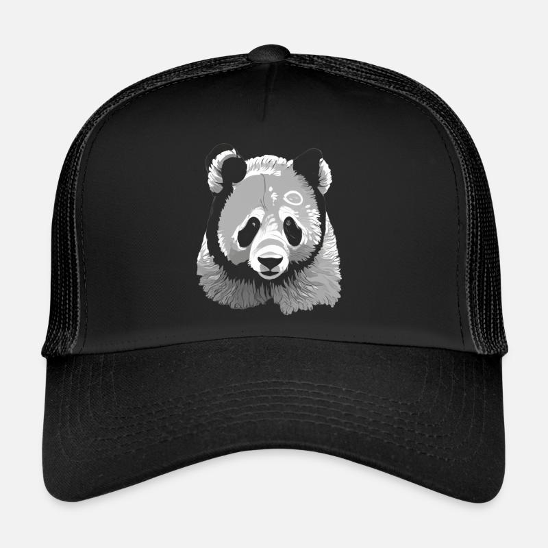 Stylized Baby Panda Trucker Cap