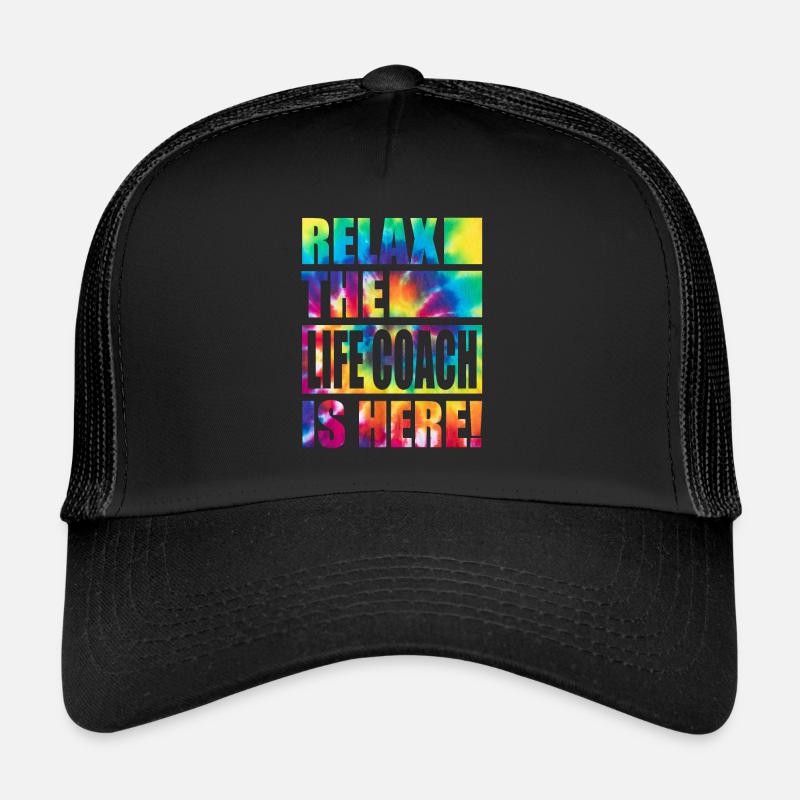 Life Coach Funny Saying Trucker Cap