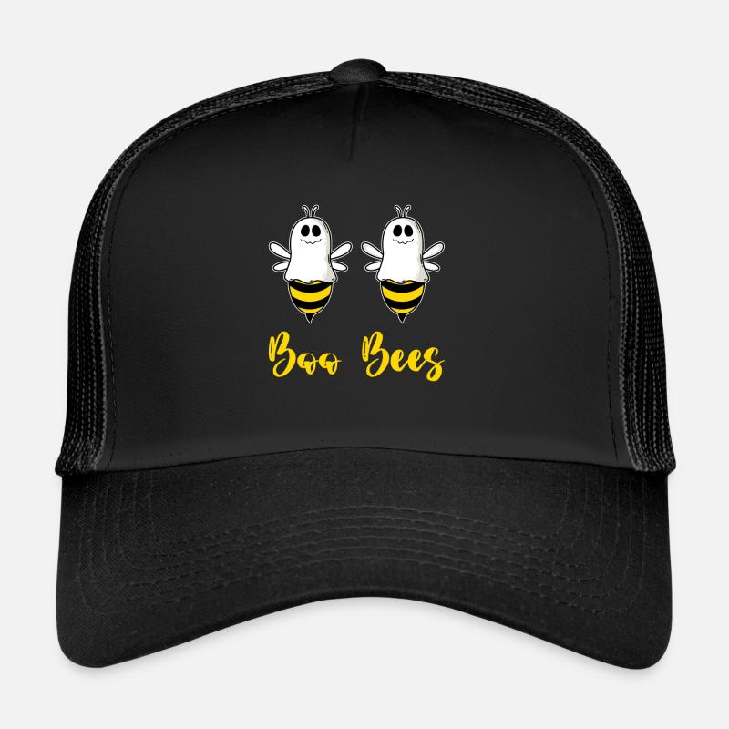 Boo Bees - Halloween bees dressed up as ghosts Trucker Cap