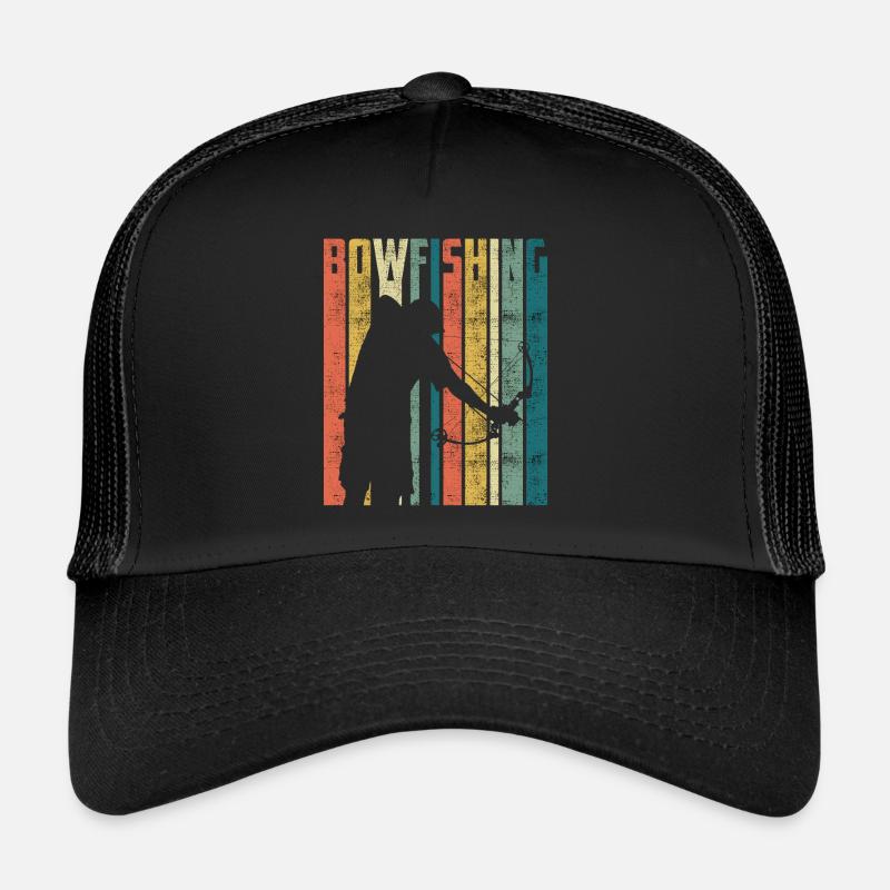 Bow Fishing Bow Hunter Fish Hunting Bow Trucker Cap