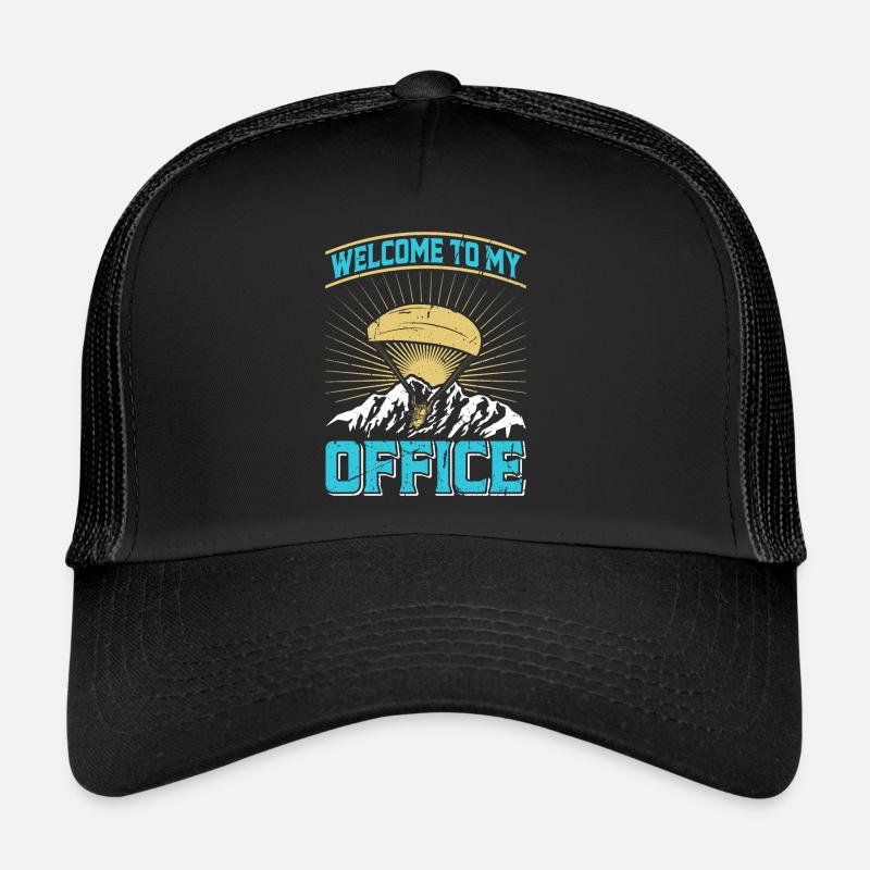 Paraglider Welcome to my Office Gleitschirm Trucker Cap