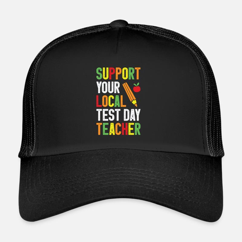 Test Day Teacher Testing Day School Staar Test Trucker Cap