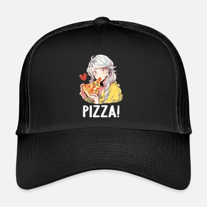 Pizza Lover Junge Mädchen Anime Manga Pizza Trucker Cap