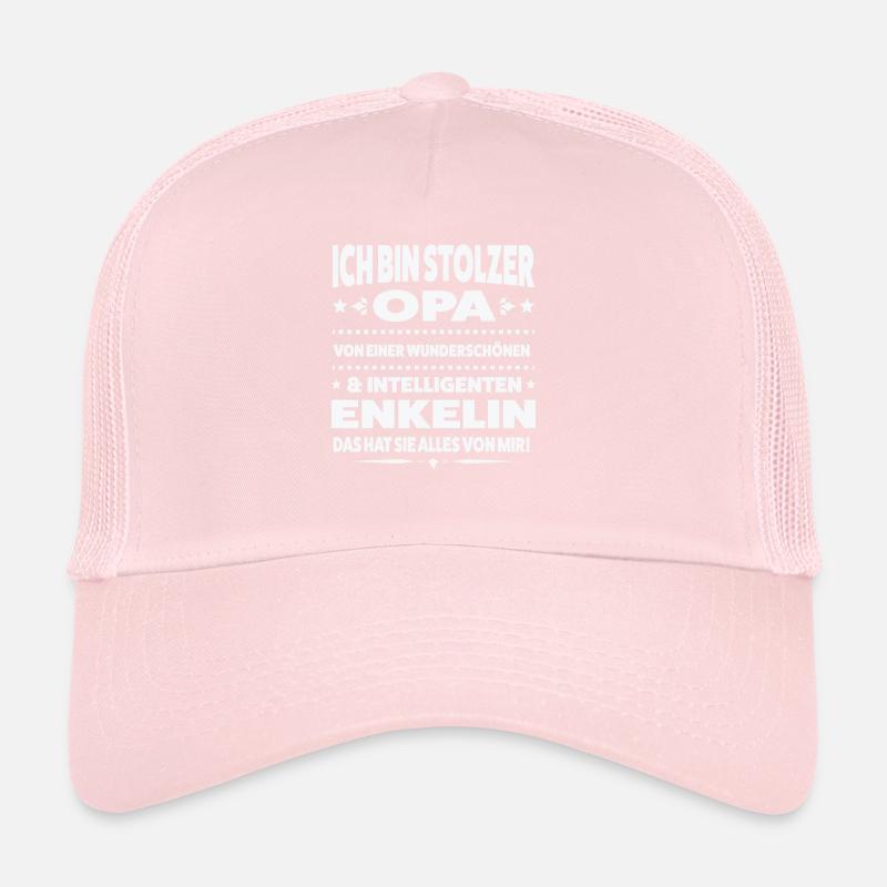 Opa Enkelin Großvater Geschenk Trucker Cap