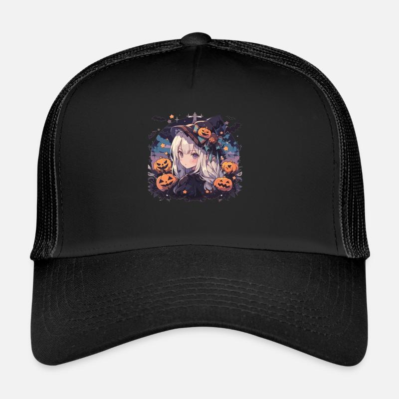 Witch Helloween Witches Outfit Witches Trucker Cap