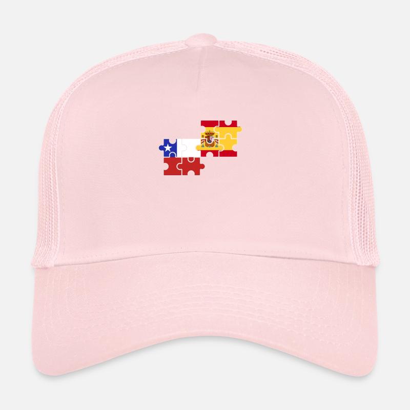 Chile Spain Flag Spanish Chilean Trucker Cap