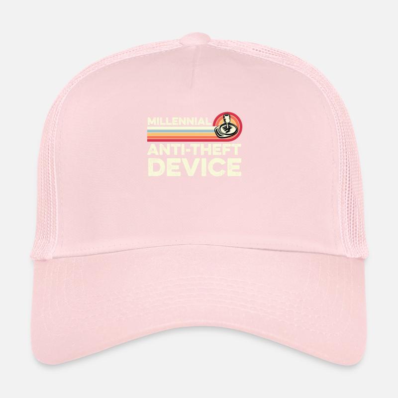 Millennial Anti Theft Device Stick Shift Car Trucker Cap
