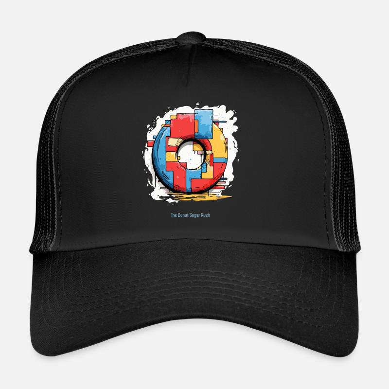 moderne Donut Kunst Trucker Cap