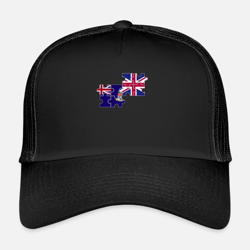 Îles Caïmans Drapeau britannique Casquette trucker 