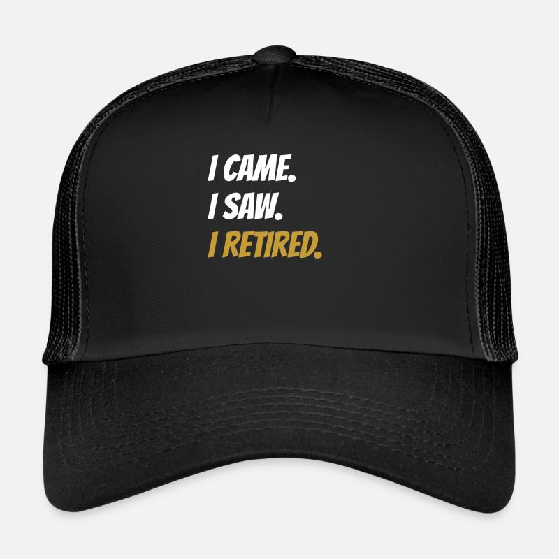 Retraités Pension Pensionnés Casquette trucker 