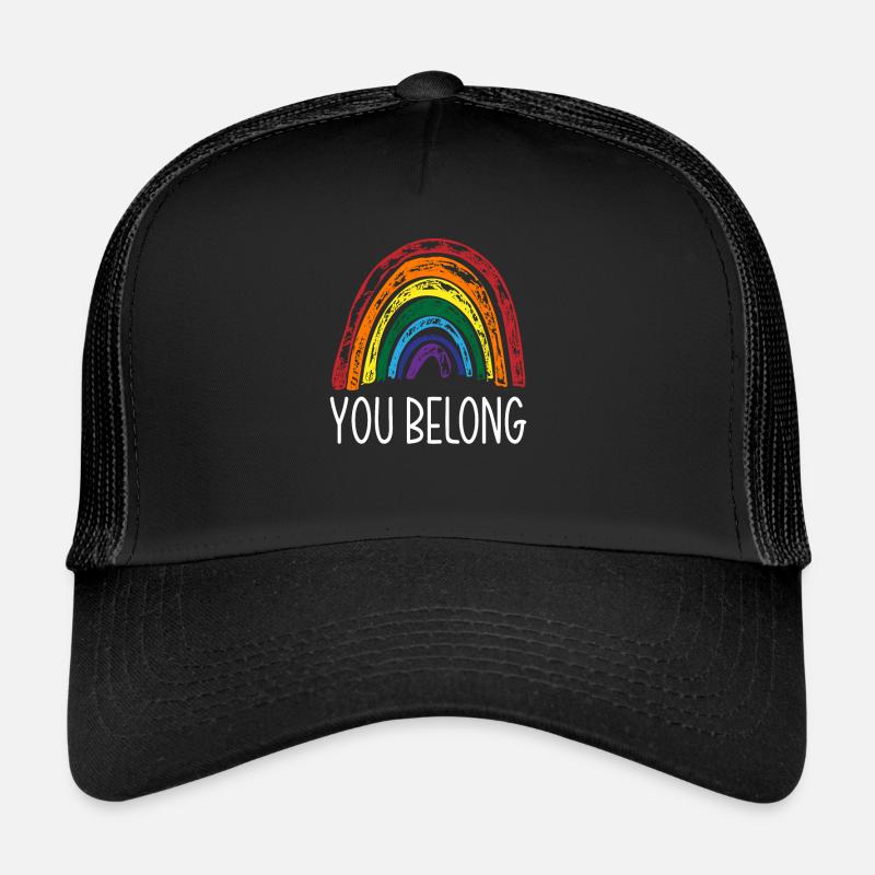 LGBTQ Rainbow Pride Casquette trucker 