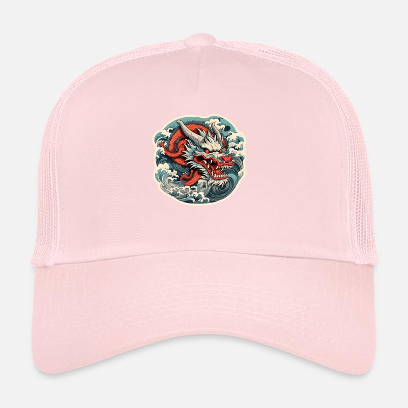 Dragon japonais Casquette trucker 