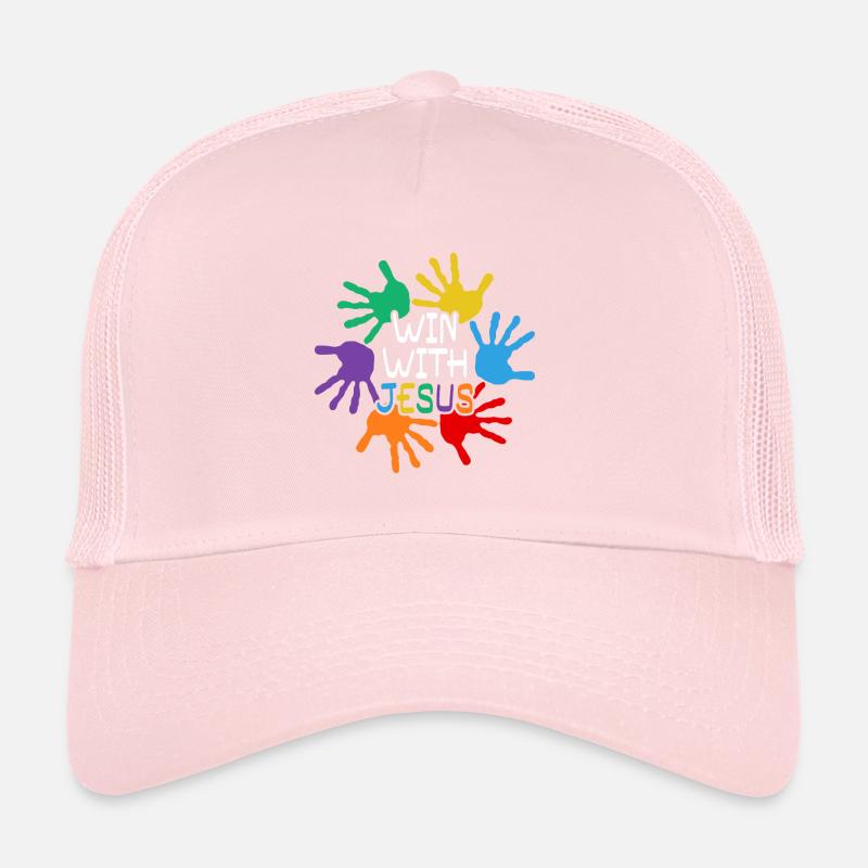 Vbs-crew Gewinnen Mit Jesus Christus Trucker Cap