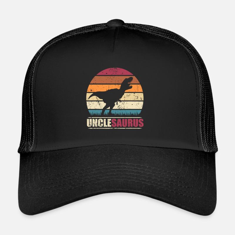 Unclesaurus Rex Dinosaur T Rex Dino Dinosaurus Trucker Cap