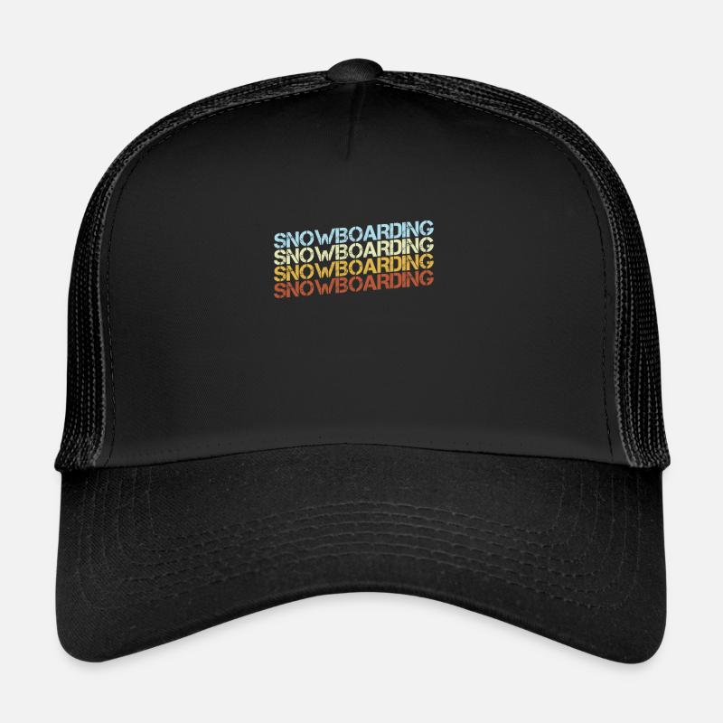 Snowboard rétro Casquette trucker 