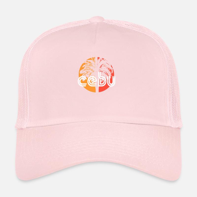 Cebu City Philippines Artistic Vacation Souvenir Trucker Cap